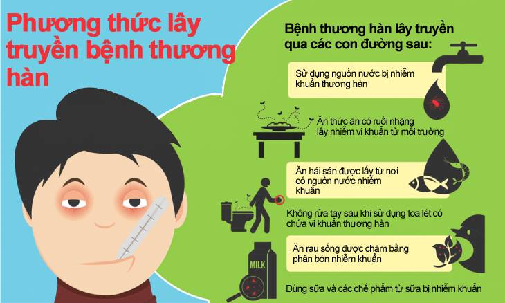 Đường lây truyền bệnh thương hàn